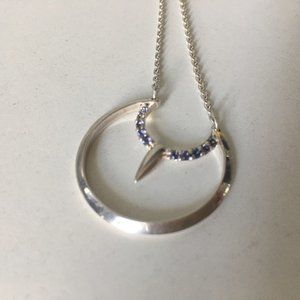 Pamela love sterling silver necklace with iolite